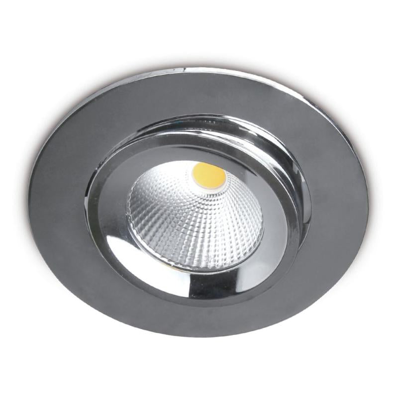 Kosnic KWWDL15-S30-CHM Tatio 15W 36° LED Wall Wash Downlight Chrome 3000K