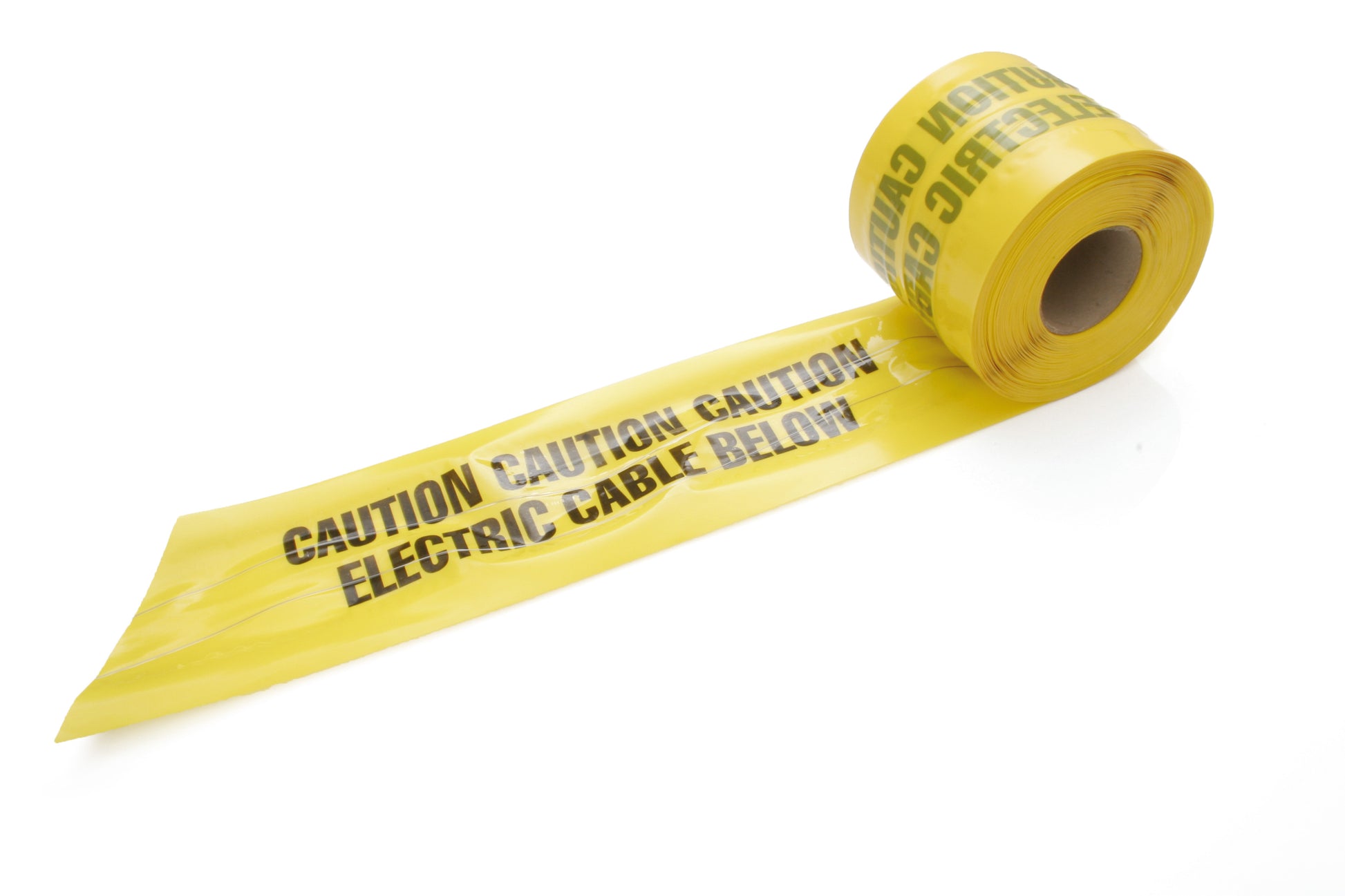 Term Tech UMT-TRACE Metal Detectable Underground Warning Tape "CAUTION ELECTRIC CABLE BELOW" 150mm x