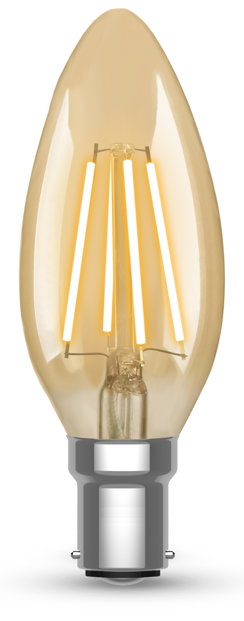 Kosnic VC4.2D-SBC25 4.2W SBC Gold Dimmable LED Candle 2500K