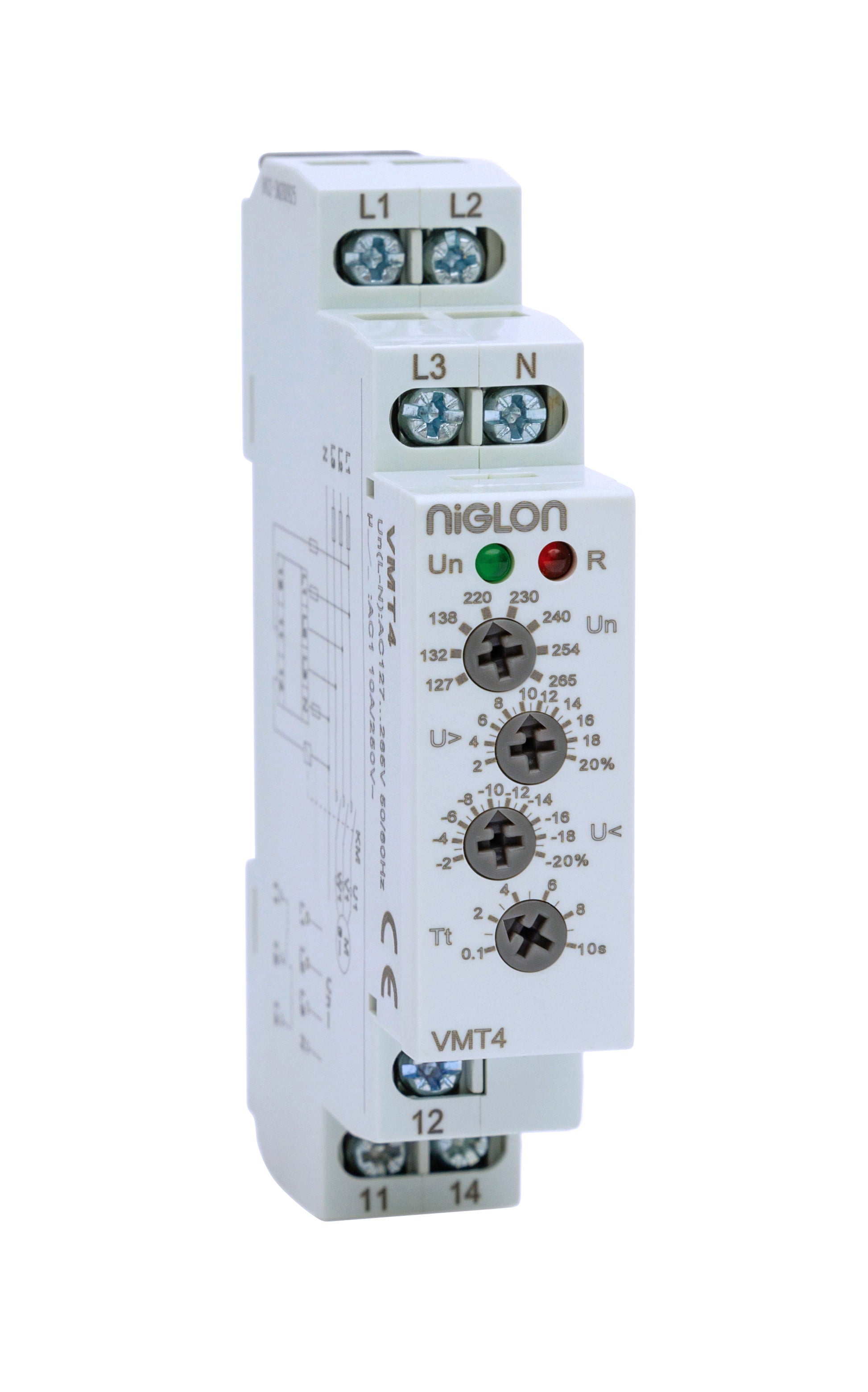 Niglon VMT4 3 Phase Failure and Rotation Monitor 127-230V