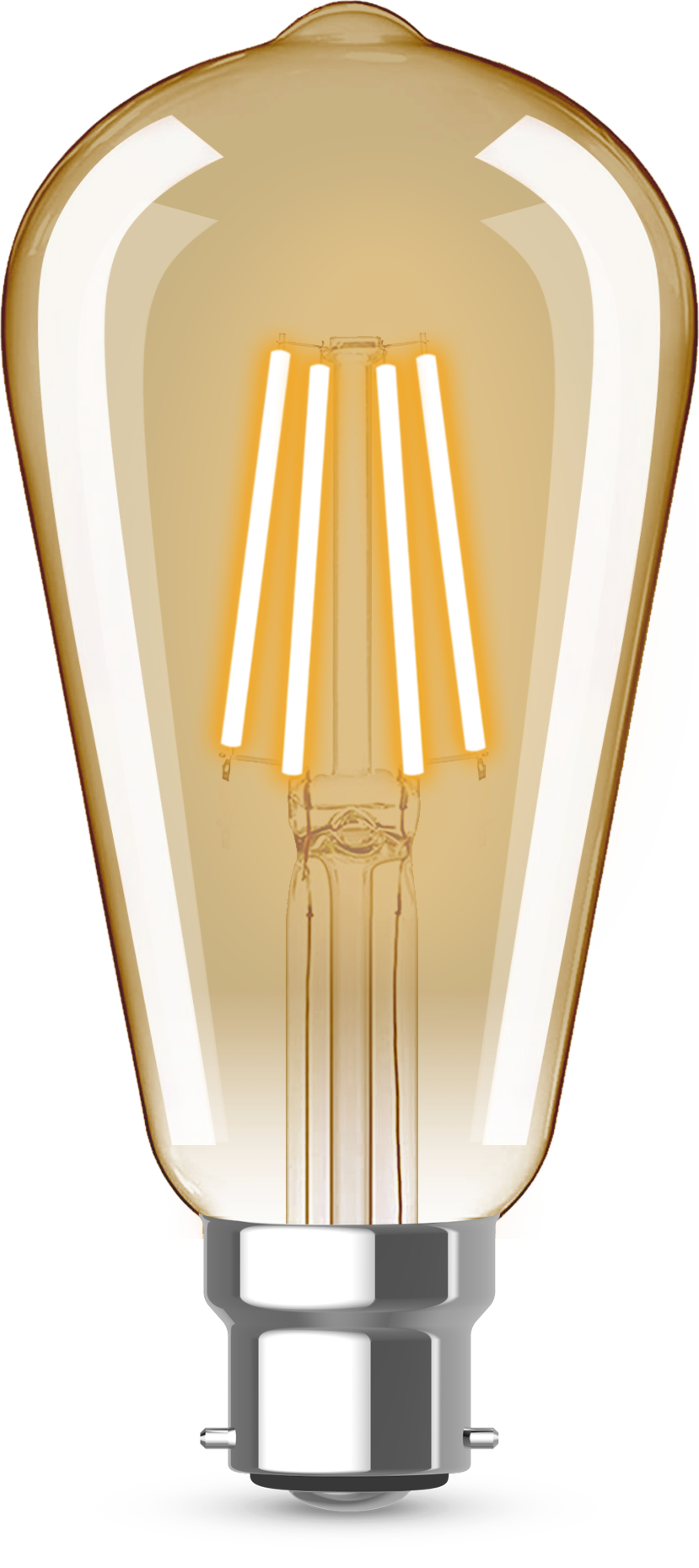 Kosnic VST4.2D-BC25 4.2W BC Gold Dimmable LED ST64 2500K