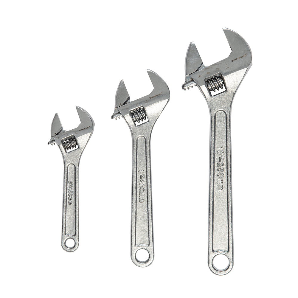 Silverline WR03 Adjustable Wrench Set 3pc