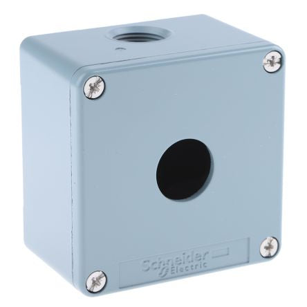 Schneider XAPD1201 1 Hole Metal Pushbutton Station IP65