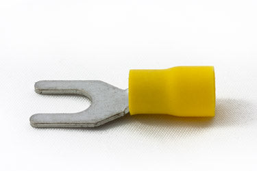 Partex YS64 6mm Yellow Spade (Fork) Terminal (100)