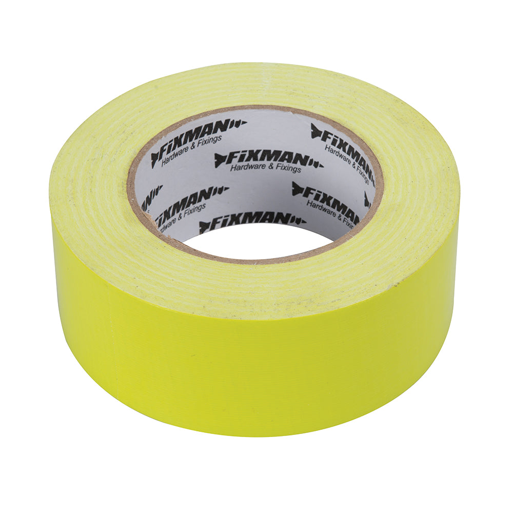 Fixman 188245 50mm Heavy Duty Duct Tape Yellow