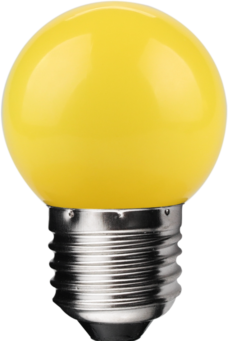 Kosnic KLED01GLF/E27-YL Colour Golf 1W ES Yellow LED Golfball