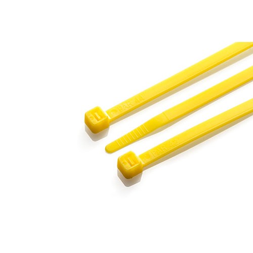 Partex HFC200YEL 200 x 4.8mm Yellow Cable Ties (100)