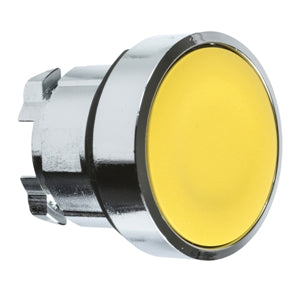 Schneider ZB4BA5 Yellow 22mm Pushbutton Head