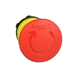 Schneider ZB4BS844 Red Emergency Stop Twist To Release 40mm Mushroom Head Pushbutton