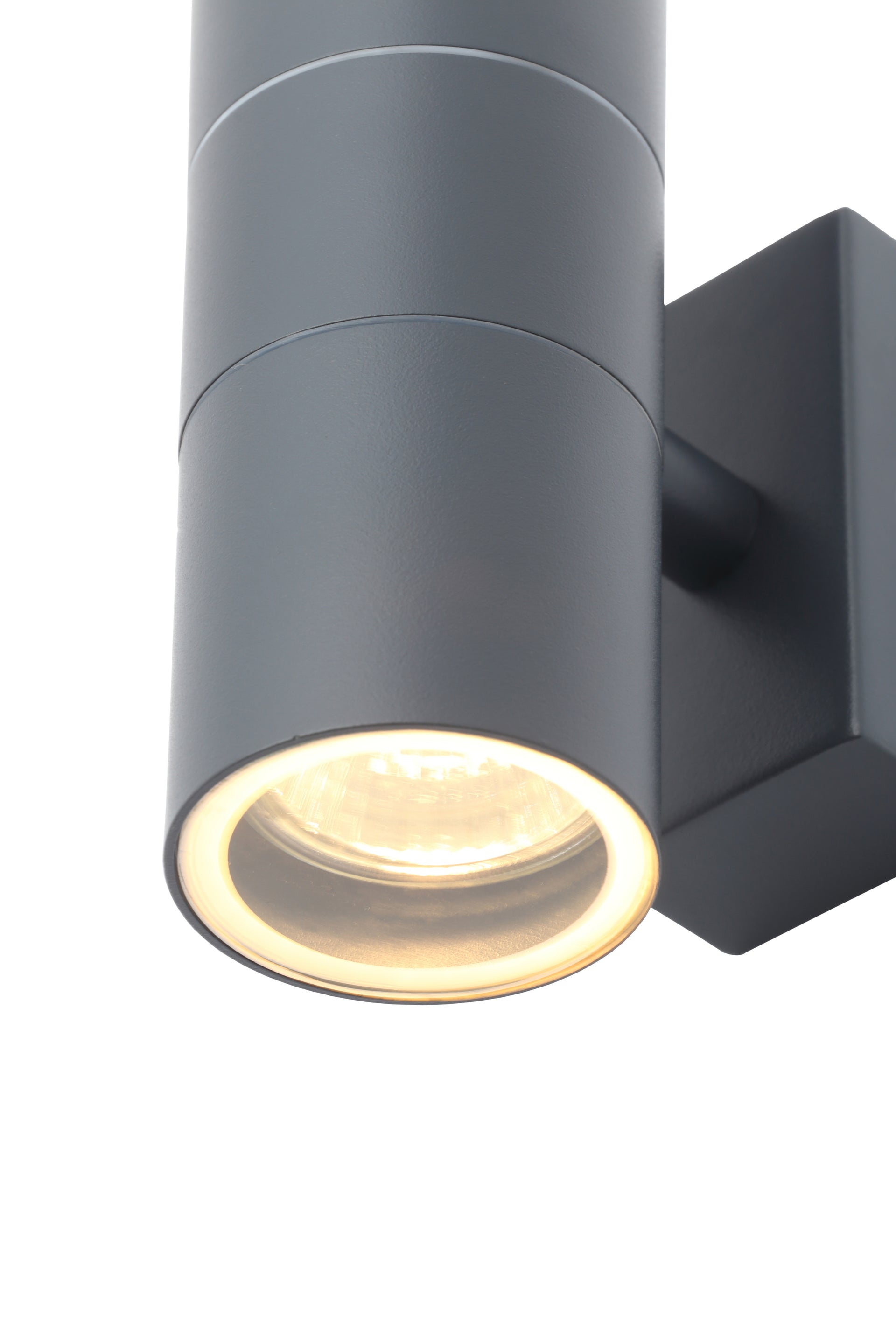 Forum ZN-20941-ANTH Leto 2 x GU10 Anthracite Grey Up / Down Wall Light IP44