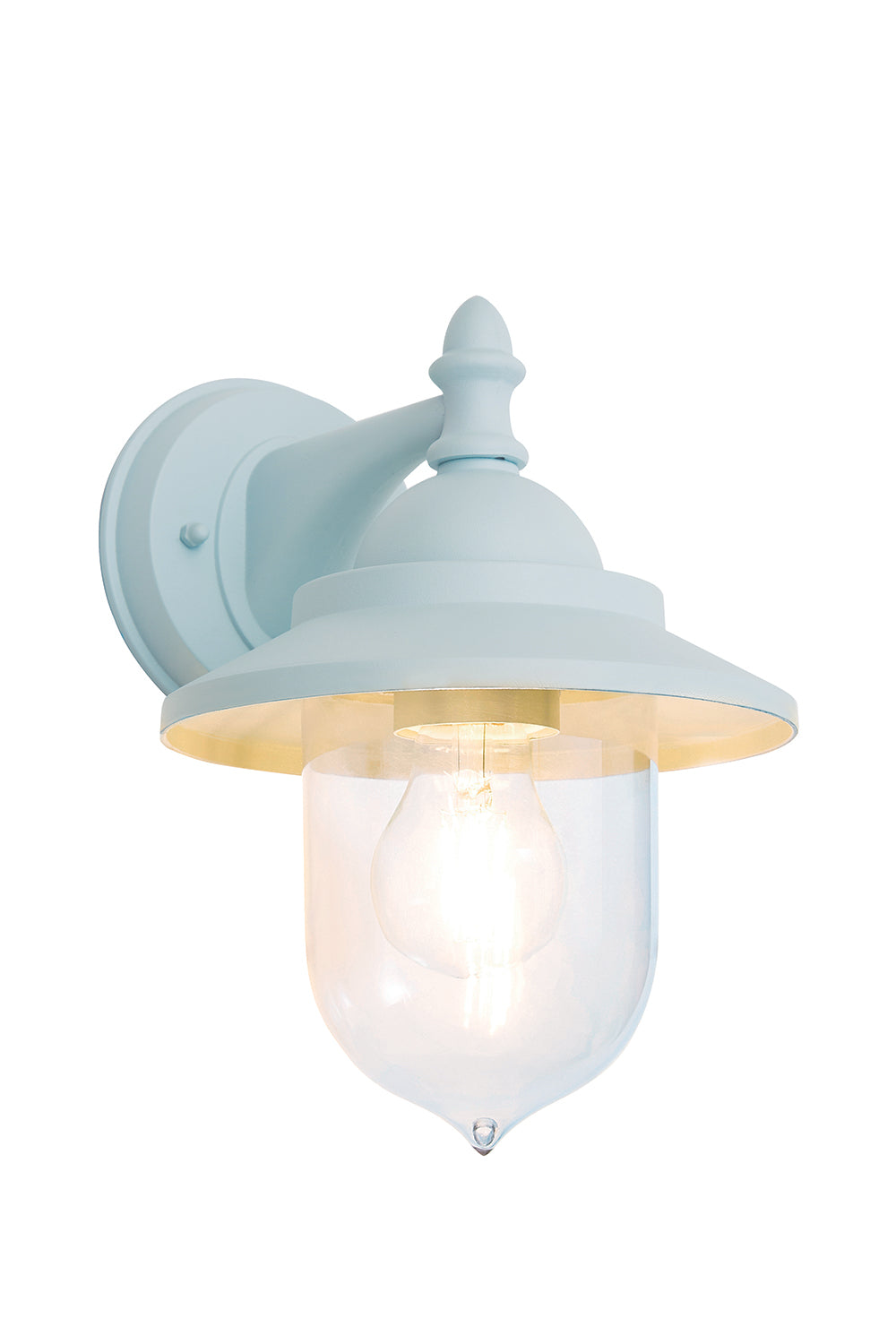 Forum ZN-31757-PBLU Leek Pale Blue E27 Mini Fishermans Lantern