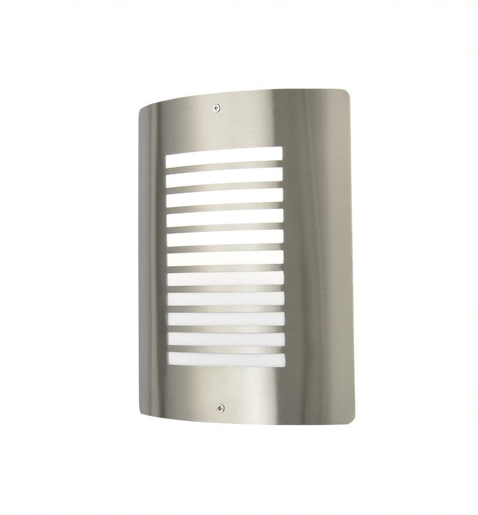 Forum ZN-25340-SST Sigma E27 Stainless Steel Slatted Wall Light IP44