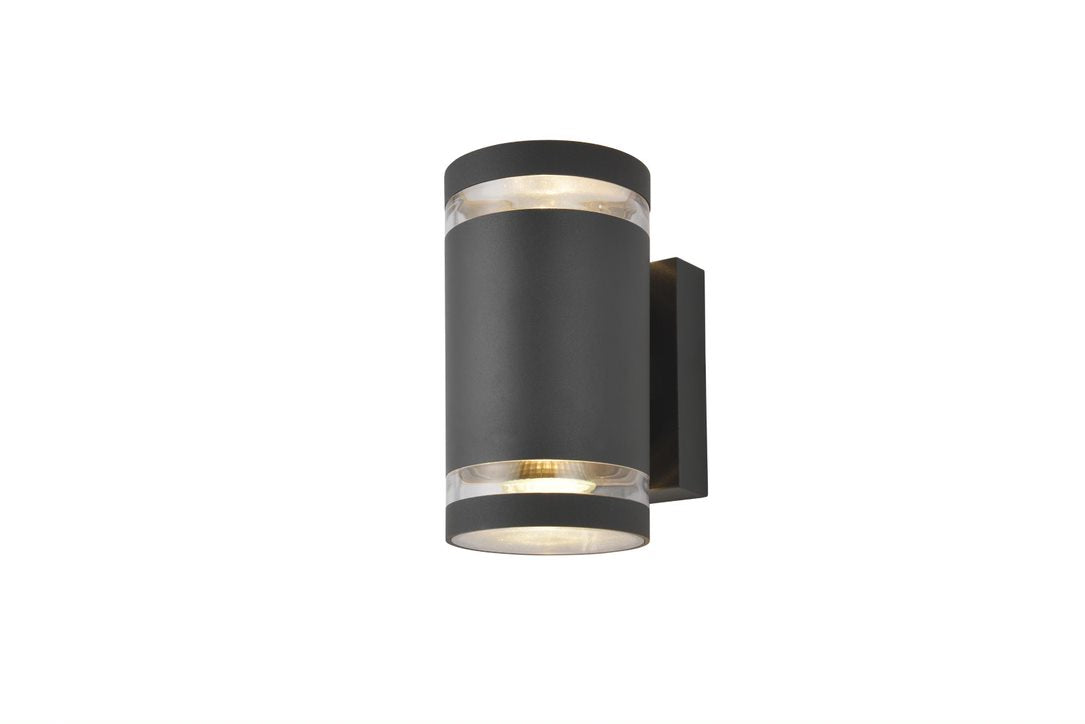 Forum ZN-29189-ATR Lens 2 x GU10 Anthracite Up / Down Wall Light IP44