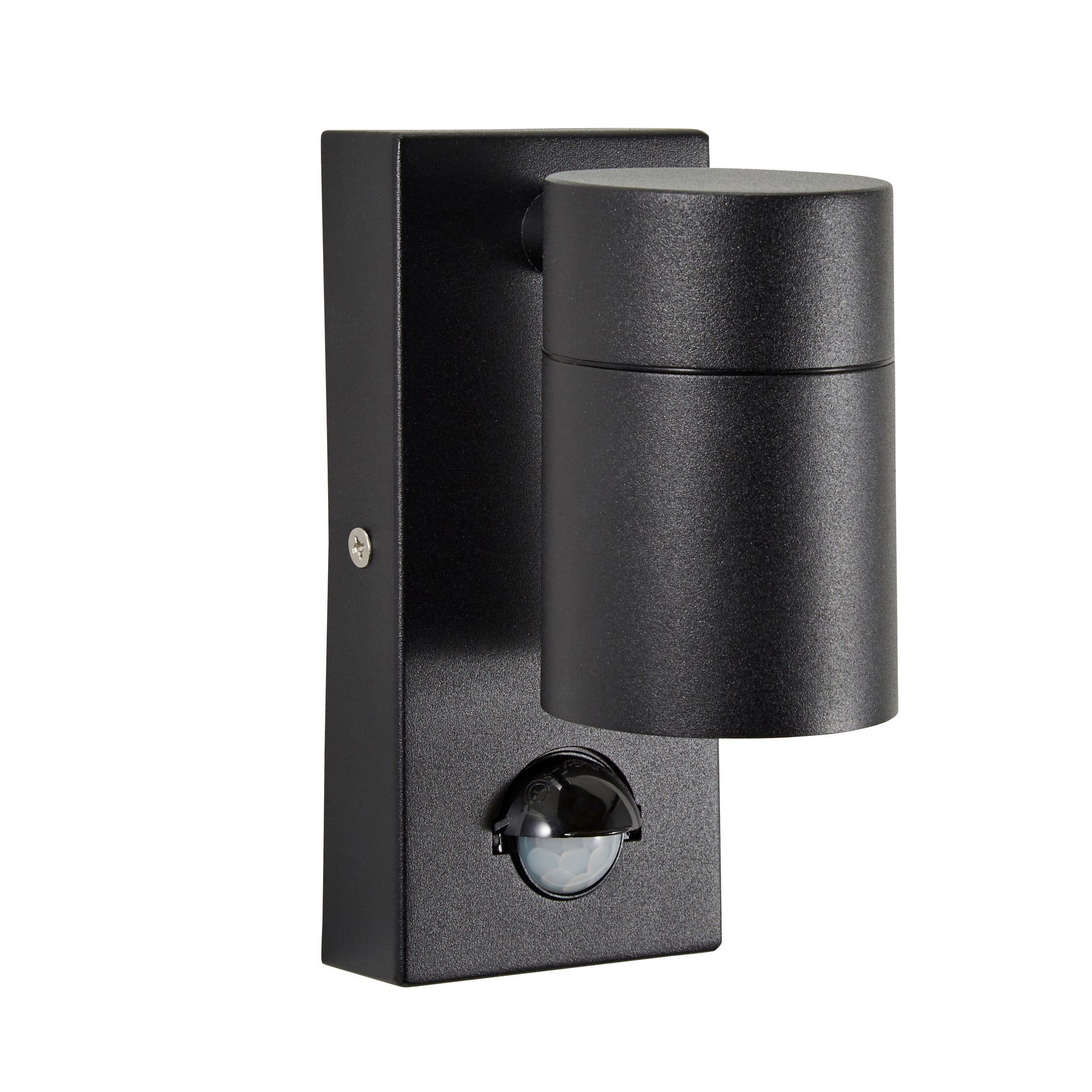 Forum ZN-37938-BLK Leto Black GU10 Up Or Down PIR Wall Light