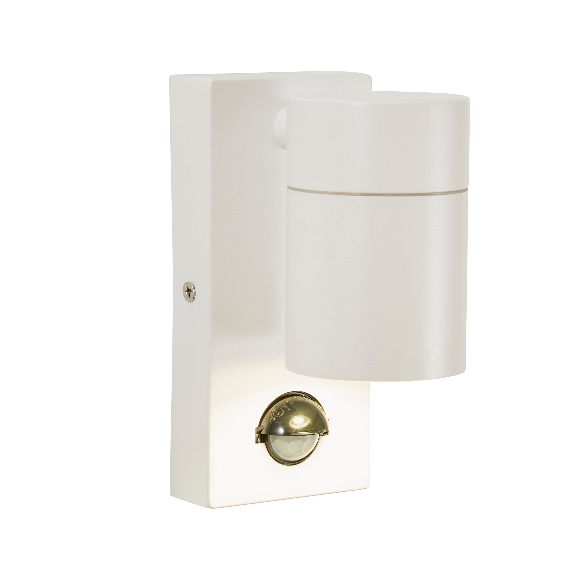 Forum ZN-37938-WHT Leto White GU10 Up Or Down PIR Wall Light