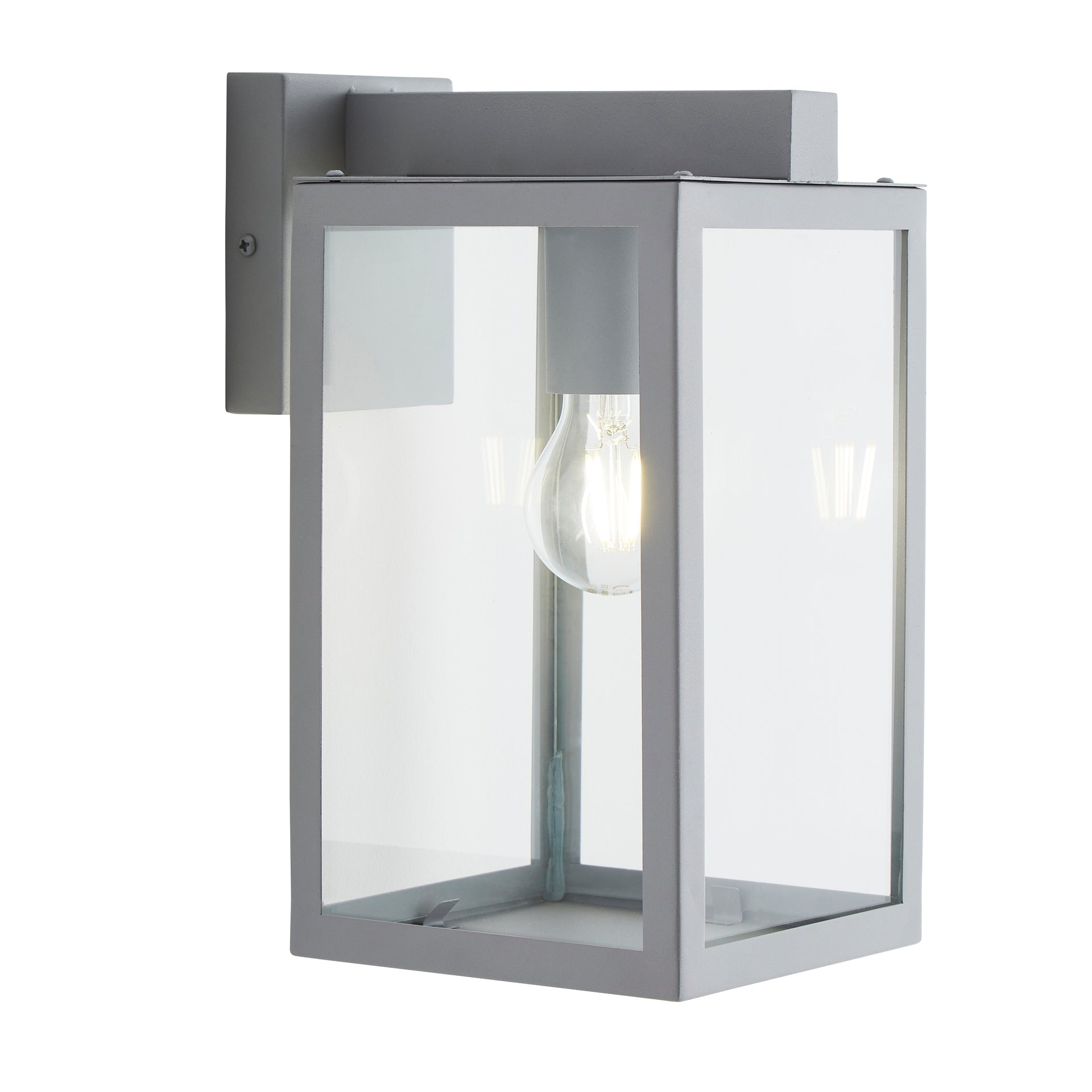 Forum ZN-38205-SIL Hestia Silver E27 Box Lantern