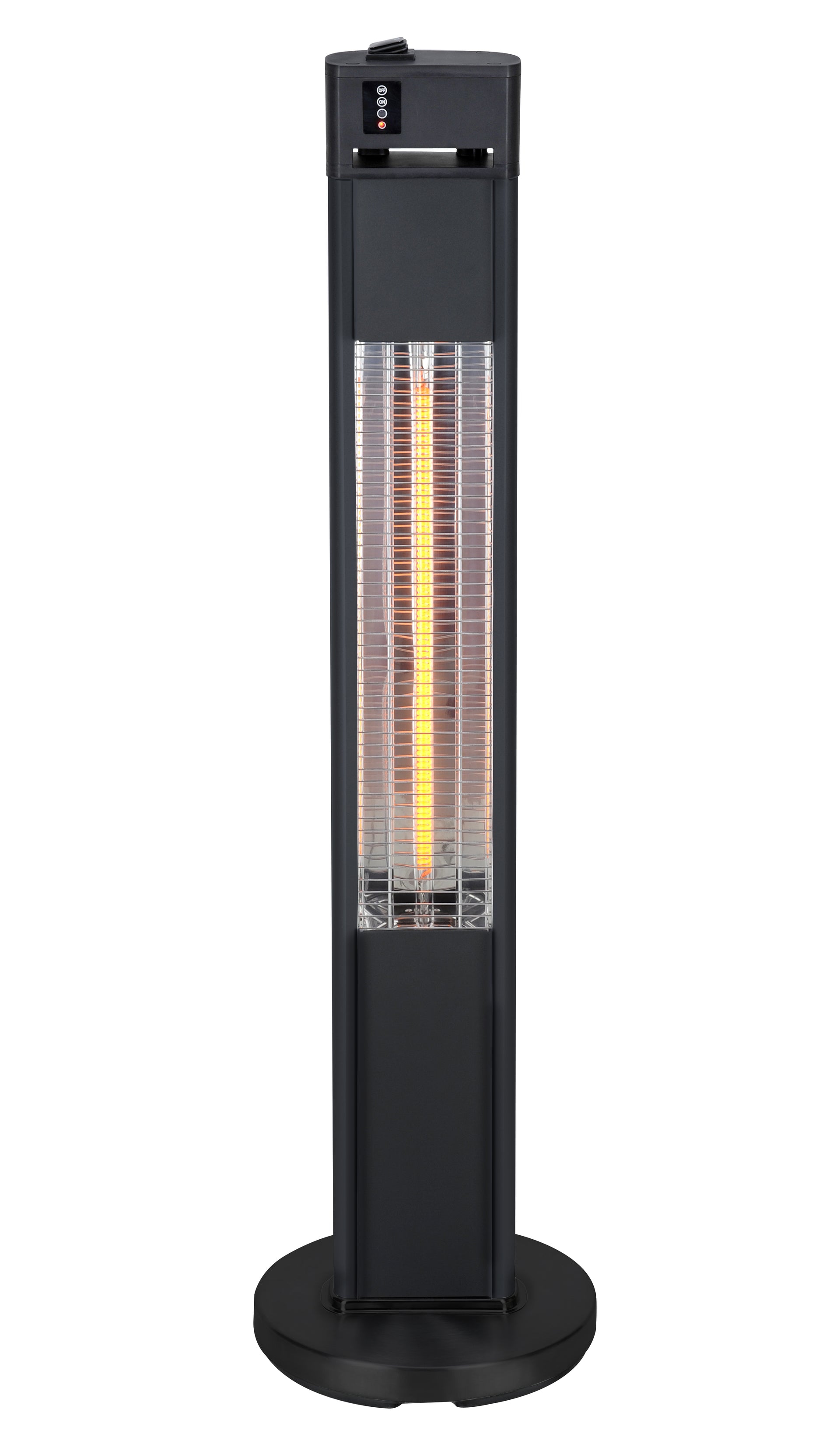 Forum ZR-32300-BLK Radiant Blaze 1.6KW Standing Patio Heater Black