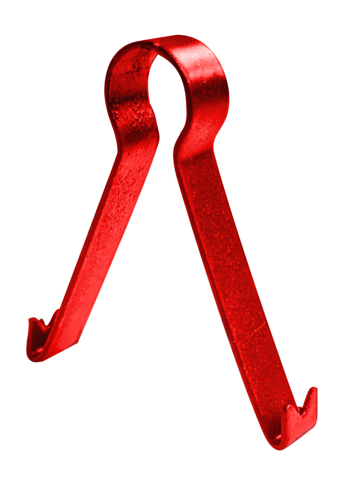 Deligo FDC68R 6-8mm Metal Knock In Clips (100) Red